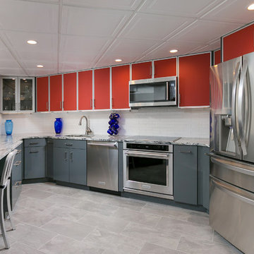 Princeton, NJ - Compact Kitchen Remodel featuring Crystal Cabinets