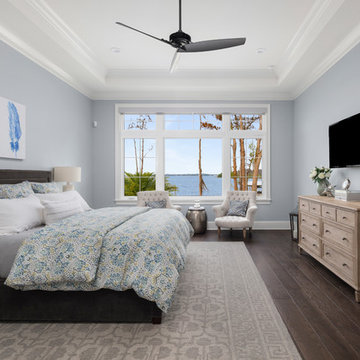 Coastal Inspired Custom Home Overlooking Lake Butler in Windermere Florida