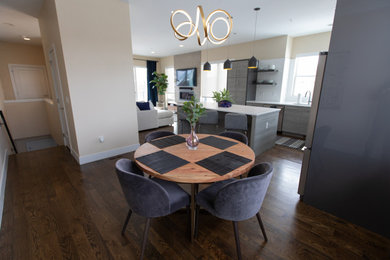 Inspiration for a timeless dining room remodel in Denver