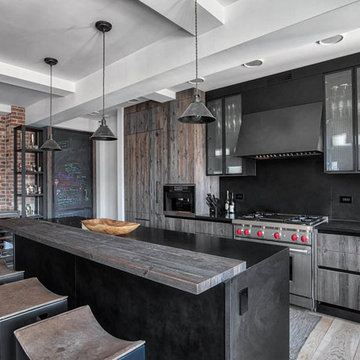 reclaimed wood kitchen