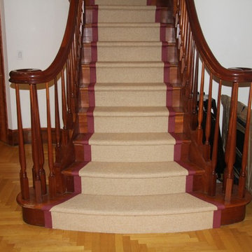 Custom Curved Wide Binding Sisal Runners