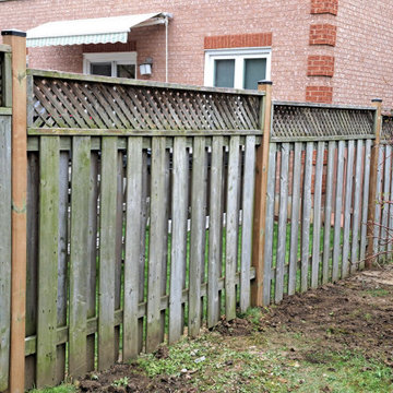 Wood Fence Post Repair & Reinforcement