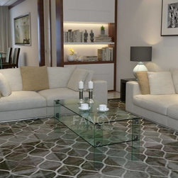 MAROCCO TWO TIER GLASS COFFEE TABLE - Products