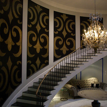 luxury home mural