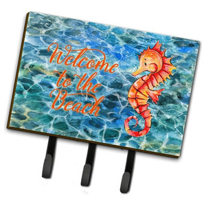 Surf Boards On The Water Leash Key Holder Beach Style Wall Hooks By The Store