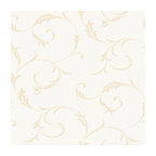 Athena Wallpaper, White Gold, 20x396