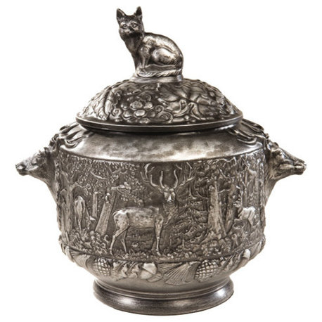 Stag and Deer Scene Relief Tureen