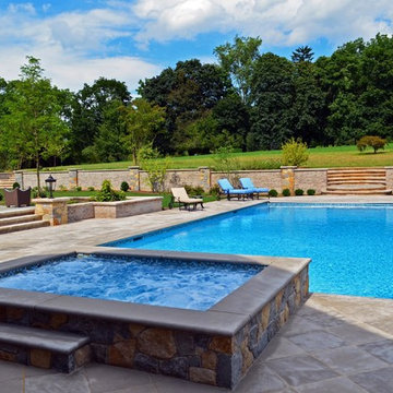 Luxury Inground Swimming Pool & Spa Design & Installation- Bergen County  NJ