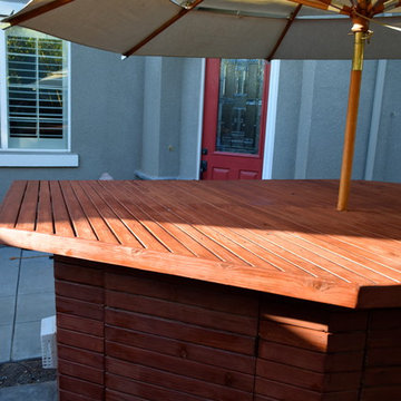 San Ramon Pool equipment cover and gate