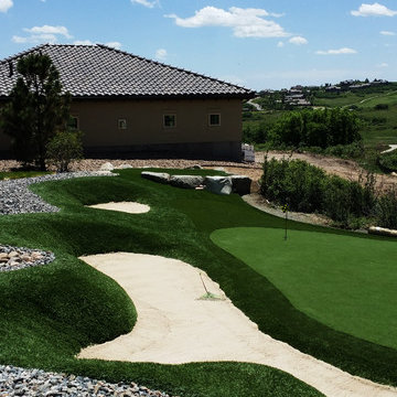 Synthetic Putting Green Complexes (bunkers/chipping/hazards)