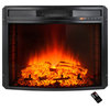 AKDY 28" Electric Fireplace Firebox Heater Freestanding Insert, Remote Control
