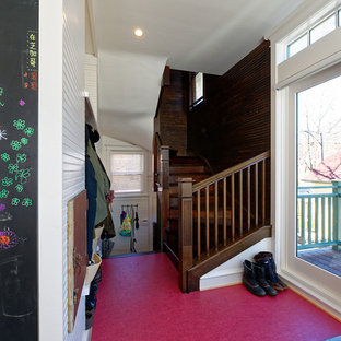 シカゴのおしゃれなランドリールームの写真