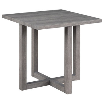 Moseberg End Table, Distressed Gray