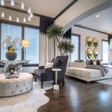 Transitional Living Room