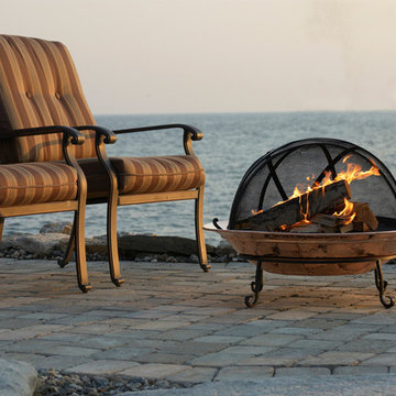 Medium Copper Fire Pit by Good Directions