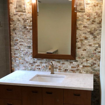 Transformed Mid-Century Modern Bathroom