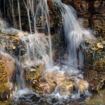 Weathered Limestone Water Garden