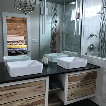 Master bathroom at the lake