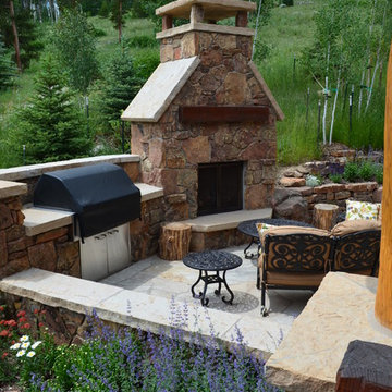 Design - Build Mountain Home Landscape in Eagles Nest