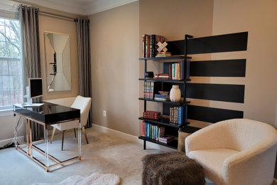 Home office - contemporary home office idea in Baltimore
