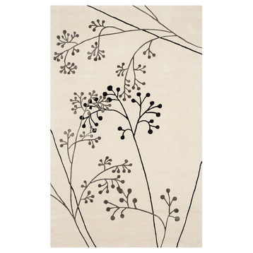 Safavieh Soho soh305c Floral Rug, Ivory/Grey, 9'6"x13'6"