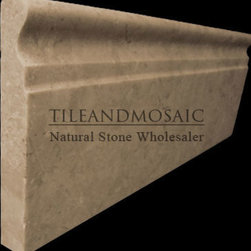 Crema Marfil Marble 5/8" Baseboard Molding Polished - Products
