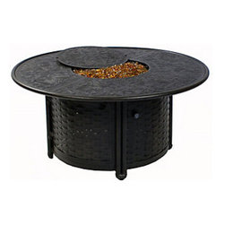 Castelle 49" Round Artisan Fire Pit with Lid - Fire Pits