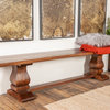 Rustic Brown Mango Wood Bench 62944