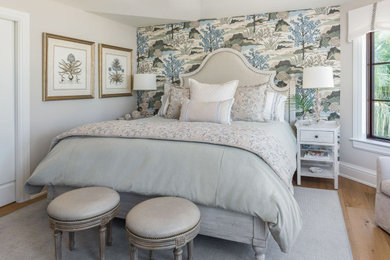 Inspiration for a transitional bedroom remodel in Tampa