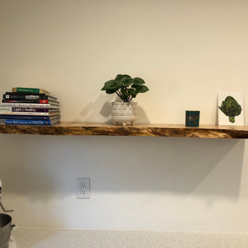 Big Leaf Maple Live Edge Floating Shelf | Mantel