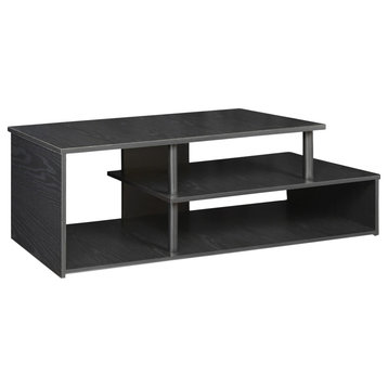 Furinno Low Rise TV Stand, Blackwood