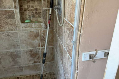 Bathroom - modern bathroom idea in Indianapolis