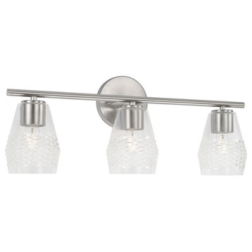 Capital Lighting 145031-524 Dena 3 Light 23"W Bathroom Vanity - Brushed Nickel