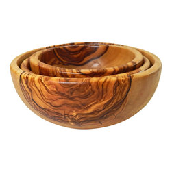 Le Souk Olivique - Olivique Nesting Bowls, Set of 3 - Mixing Bowls