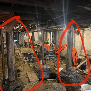 Bridgeport  Rear unit rehab and basement underpinning