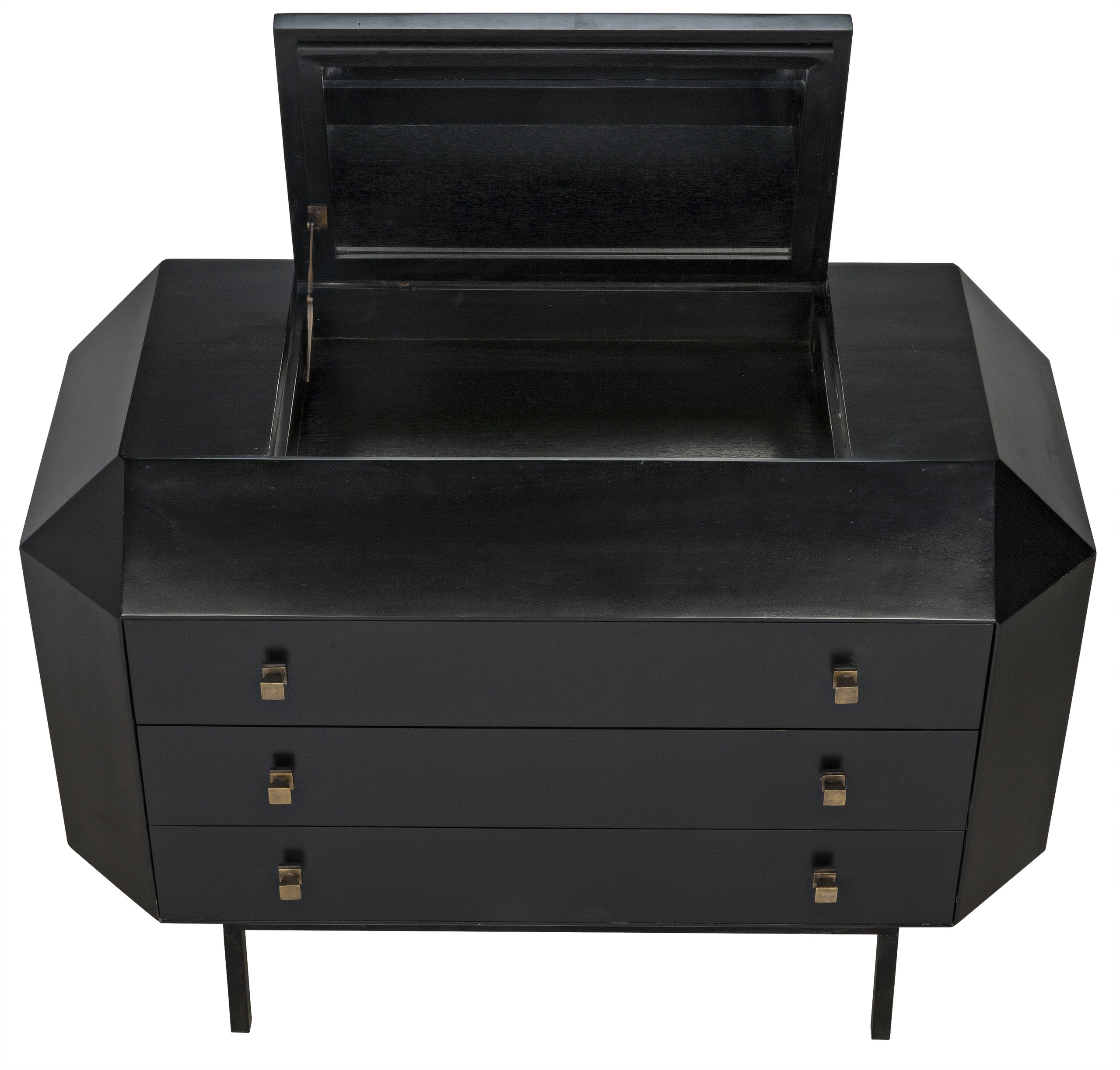 Rhiana Dresser, Hand Rubbed Black