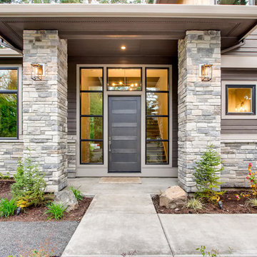 Lake Oswego, OR Contemporary Craftsman Custom Home