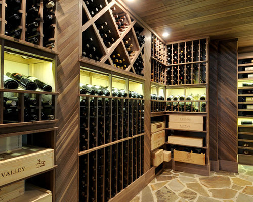 Diagonal Wine Rack Home Design Ideas, Renovations & Photos