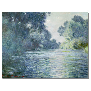 Claude Monet 'Branch of the Seine near Giverny' Canvas Art, 18x24
