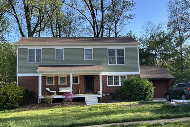 Example of a classic exterior home design in DC Metro