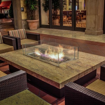 Montecito fire pit table