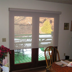 Roller Screen on patio door - Roller Shades