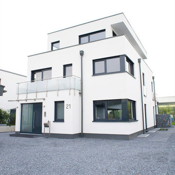Neubau eines Einfamilienhauses - Fassade