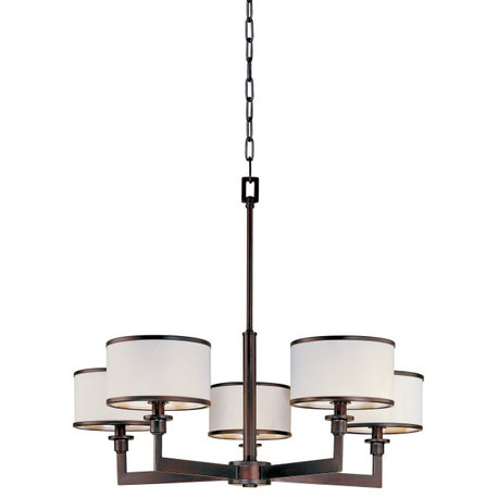 Maxim Lighting Nexus 5-Light Chandelier, Oil Rubbed Bronze, Oil Rubbed Bronze