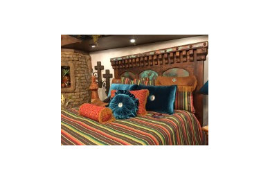 Custom Serape Brown Bedding