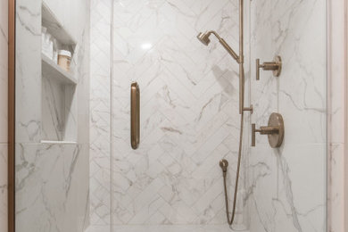 Inspiration for a contemporary home design remodel in Chicago