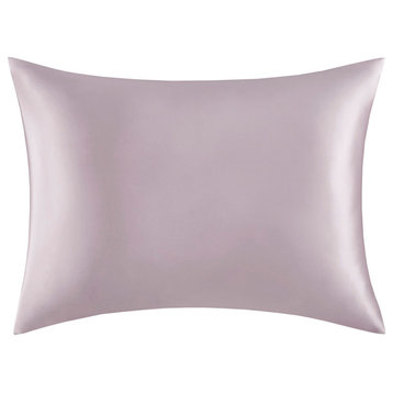 Madison Park Silk 100% Mulberry Single Pillowcase, Pink