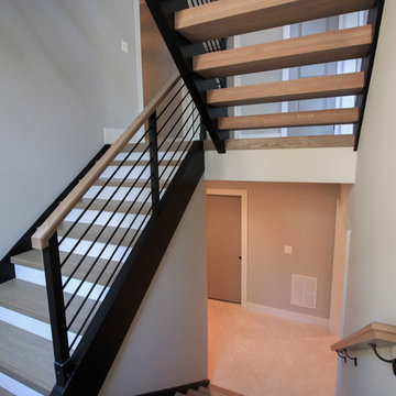 Project #52 | Minimalist Open Riser Stairway