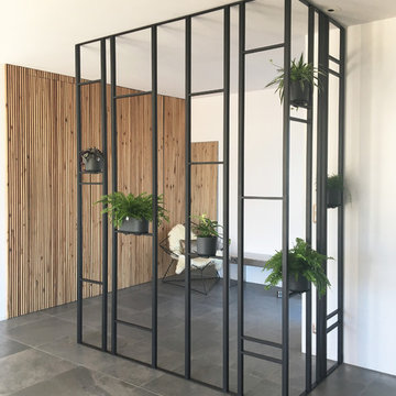 Création d'une claustra de séparation végétalisée