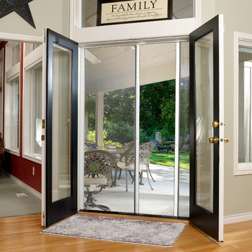 French Door Double Retractable Screen